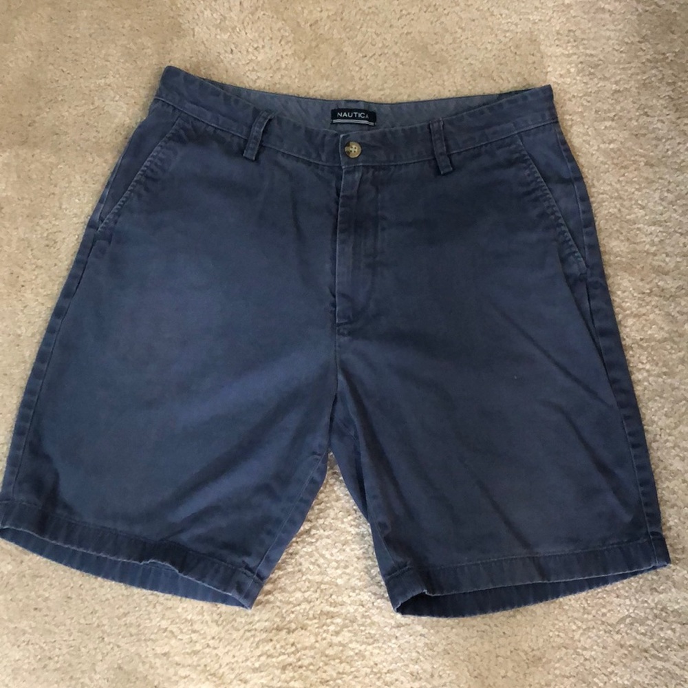 Navy blue Nautica dress shorts